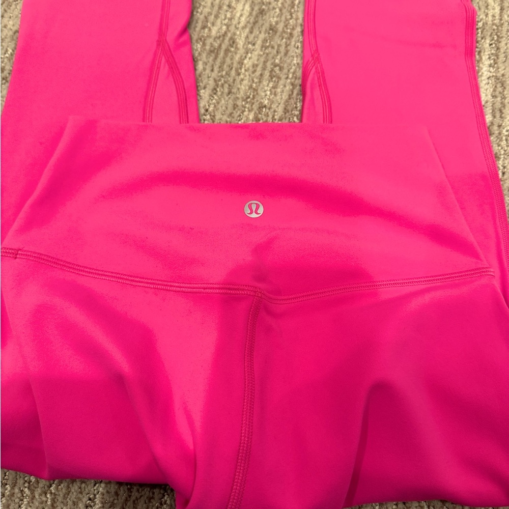 Sonic pink lululemon align leggings